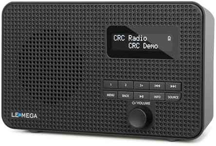 LEMEGA DR1S Portable DAB/DAB+ Digital Radio,Handheld FM Radio,Bluetooth ...