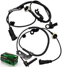 2PCS 4670A575+4670A576 Front Left and Right ABS Wheel Speed Sensor for Mitsubishi Outlander Lancer Replace#4670A031|SU12583|5S11130|4670A032|SU12584|5S11131