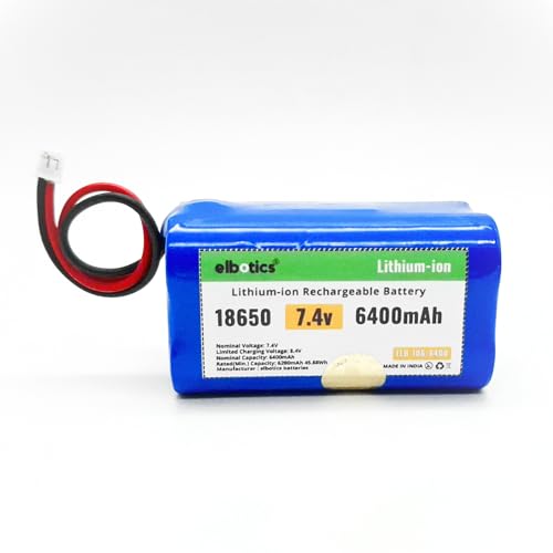 Image of 7.4V 6400mAh Li-ion Rechargeable Battery Pack JST-PH 2.0 /2P Plug Lithium-ion Batteries for Electronics Products, Toys Lighting Bluetooth Equipment Fit for RC Helicopter Car Truck & RC Boats