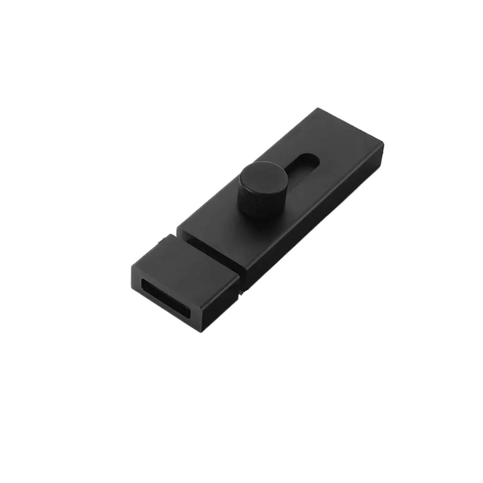 Kreativer Türschloss-Schutzriegel, Diebstahlsicherung, Haspe, Schiebescheune, Haushalt, Verdickung(Black,3 inch)