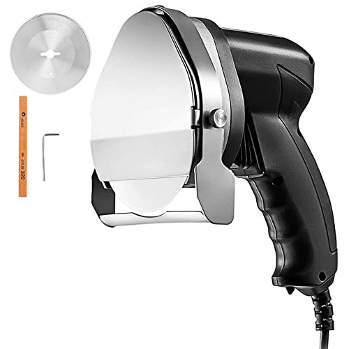 Cortadora de Kebab de 0-8mm, cuchillo Doner de Kebab inalámbrico eléctrico, cortador de Shawarma de 2 cuchillas, máquina cortadora de carne Gyro for asado comercial(Electric Slicer)