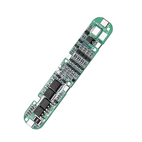 Módulo de protección de batería, 18.5V / 21V 15A 5S Batería de iones de litio Tarjeta de protección BMS para herramienta de energía eléctrica 18560 Soporte de baterías Protección contra sobrecarga, Pr Cover
