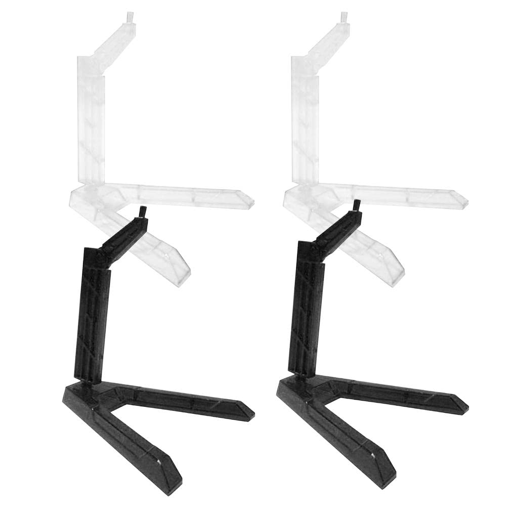 ATORSE 4Pcs Anime Action Figure Dispaly Stand Holder Base Bracket for 1/144 Gundam-image-4