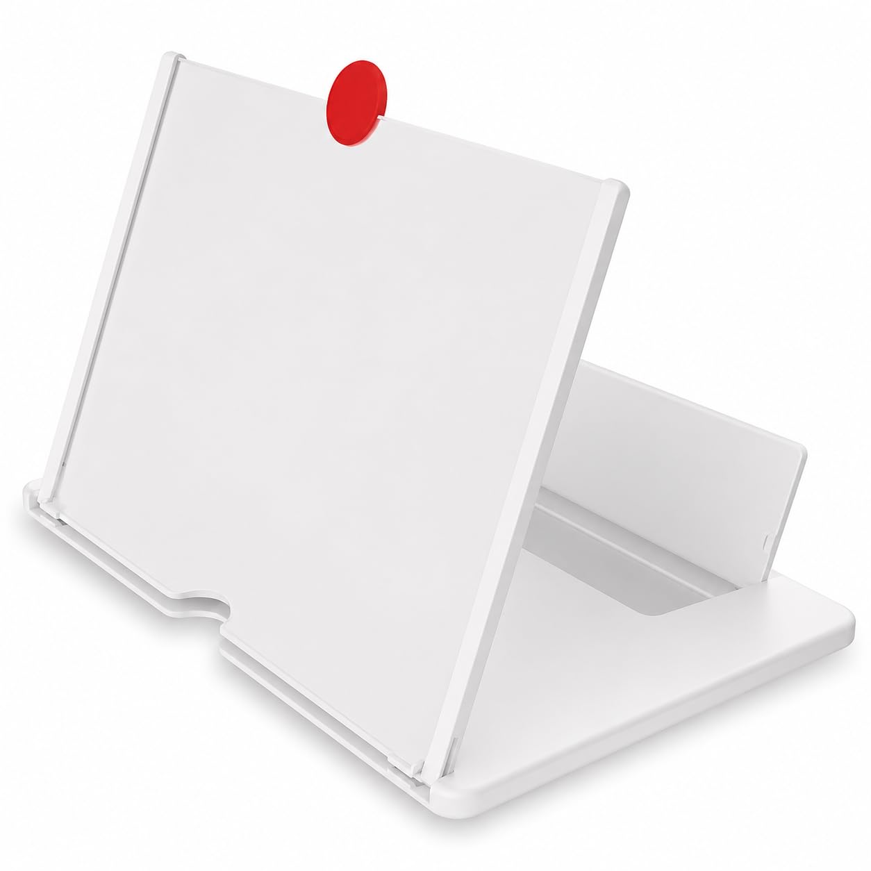 DRUMSTONE Screen Magnifier for Mobile Phone 12 Inch 3D HD Amplifier Foldable Desk Stand Enlarger Smart Eye Protection Portable Holder White-image-39