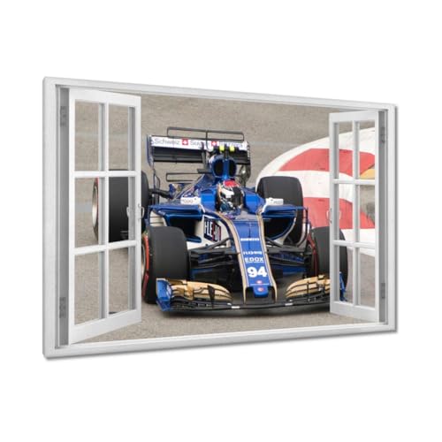 Peinture imprimée sur toile Bolid Race Car pour habiller un grand mur
