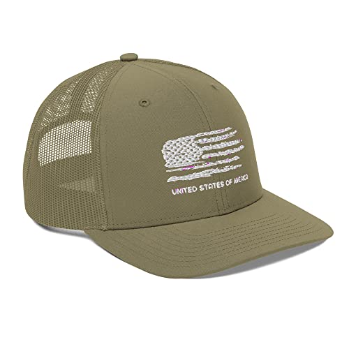 Gorra verde oliva estilo snapback de camionero que soluciona el calor y protege del sol 6