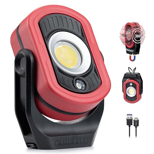 Rechargeable Work Light, 1500 Lumens Dual LED Mechanic Light, 5200mAh,