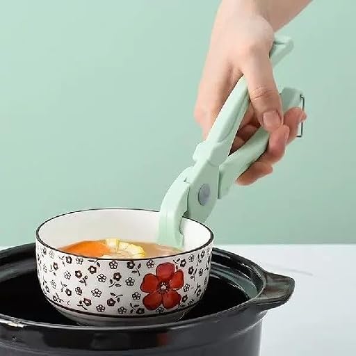 Plate Lifter, Hot Pot Tongs, Anti-Scald Pizza Pan Gripper, Hot Plate Gripper for Safe Handling, Heat-Resistant Kitchen Cooking Clip