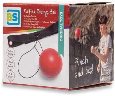 BS Toys Reflex Ball – active hand and eye training for children – including forehead band and foam ball – easy to put on, many hours of fun – from 6 years