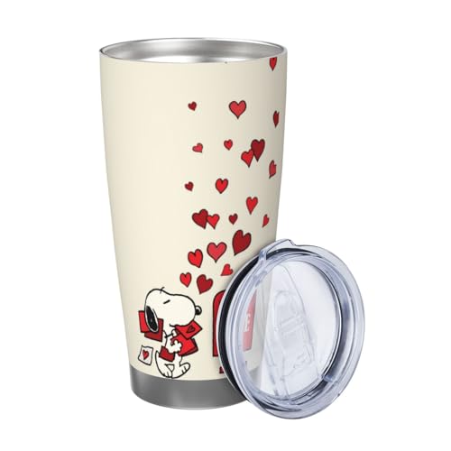 マグカップ スヌーピー(1) コーヒーカップ コンビニカップ 保冷 保温 タンブラー ステンレス製 大容量 真空断熱マグ 蓋付き 持ち運び 直接ドリップ 車用 600ml Straw Three-piece Set