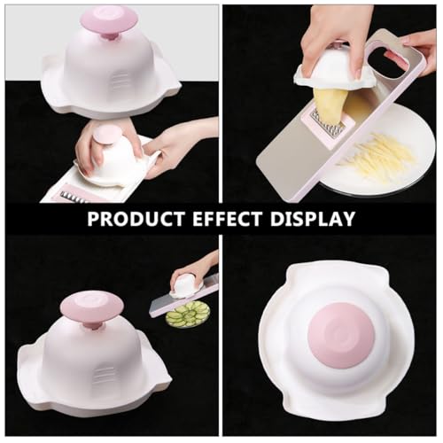 Protector de manos anti-corte rosa para picar verduras de forma segura 4