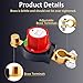 2025 New Top Post Battery Disconnect Switch,12-48V Car Battery Kill Switch,Terminal Blocks are .67in and .83in,Battery Disconnect Switches are Mainly Used in Automobiles, Rvs, Boats, Solar Panels