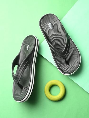 Image of Men's Comfort Flip Flops with Cushioned EVA Sole | Lightweight Anti-Slip Everyday Wear Slippers for Walking, Home, Outdoor & Casual Use