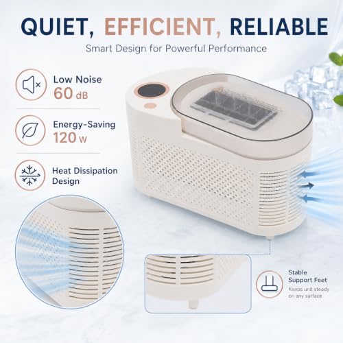 Mini Máquina de Hielo Compacta 8 Cubos en 10 Minutos miniatura 3