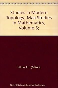 Hardcover Studies in Modern Topology; Maa Studies in Mathematics, Volume 5; Book
