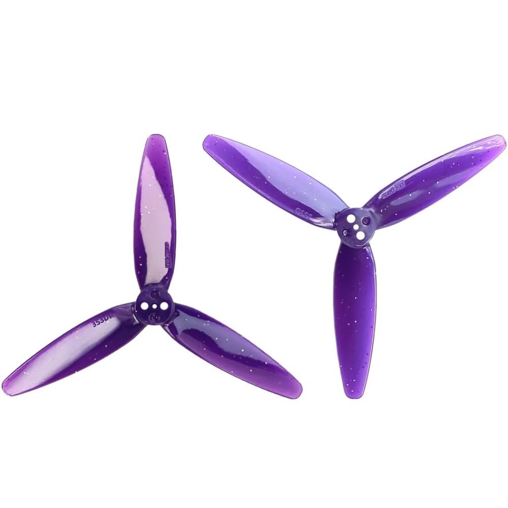 Hélice 353D tripale 3.5 pouces 2CW 2CCW accessoire propulsion drone FPV de course