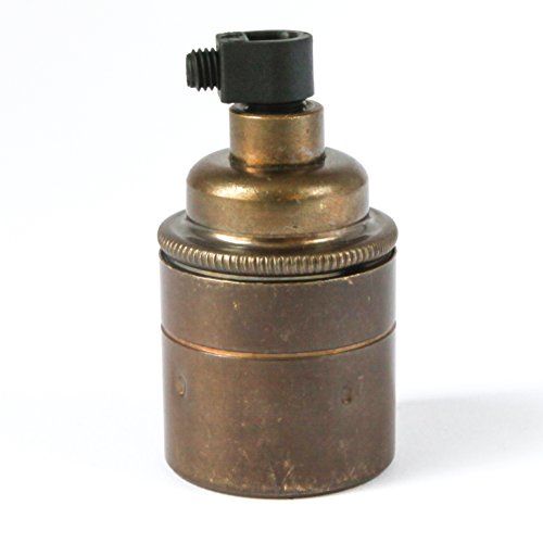 DOUILLE |pour ampoule (e27) à vis | laiton du vieux brasseur