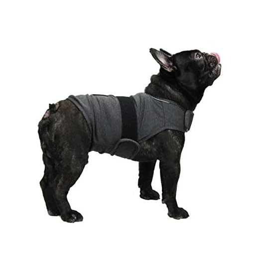 KittyStar Breathable Dog Shirt for Thunderstorm, Dog Anxiety Vest Jacket Warp,Puppy Calming Coat Anxiety Relief (M, Grey)