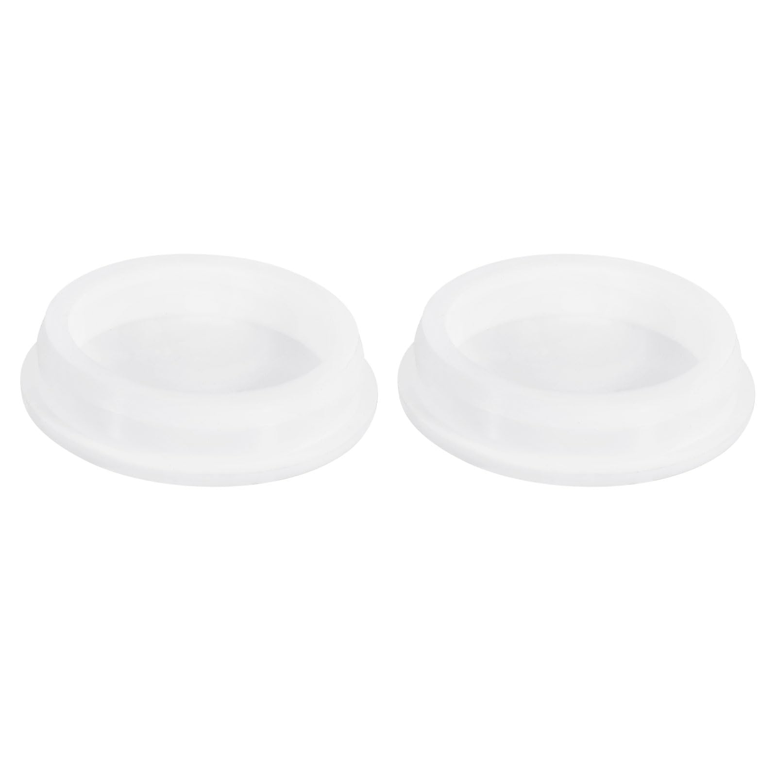 uxcell 2Pcs White Plug Holes, Rubber Button Plugs for 68.5mm / 2.7" Hole