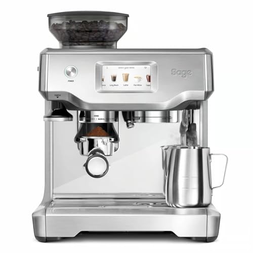 Produktfoto von Sage - The Barista Touch - Kaffeemaschine mit automatischem Milchaufschäumer & integriertem Mahlwerk - Touchscreen,…