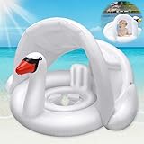 🌴 【Este es un regalo perfecto para el bebé】 El anillo de natación para bebés es un juguete de piscina perfecto que ayudará al bebé a aprender a caminar y nadar, mejorar la capacidad pulmonar, promover la digestión, el bebé estará muy feliz.