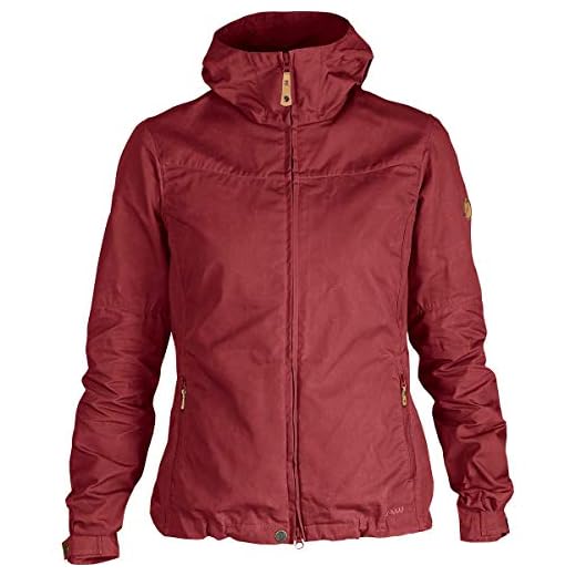 FJÄLLRÄVEN dam Stina Jacket W jackor röd (Raspberry röd) XS