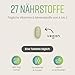 Multivitamin Tabletten Hochdosiert | 27 Vitamine & Mineralstoffe A–Z | 400 Tabletten – 13 Monate Vorrat | 100% NRV | Vegan | Für Frauen & Männer | VitaBright
