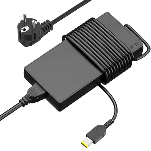 Chargeur 230w de remplacement pour ThinkCentre M90q M80q Gen 2 3 4 Tiny afin d'éviter les coupures
