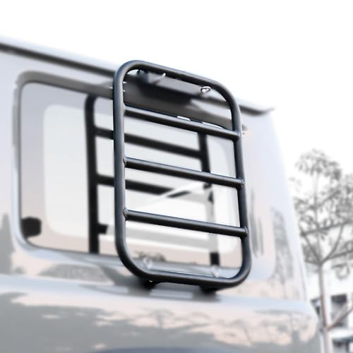 Archaic Heckklappenleiter für Suzuki Jimny Sierra JB64 JB74 2018–2023, Heckleiter Cross Country-Leiter für Jimny, faltbares Kletterpedal (A)