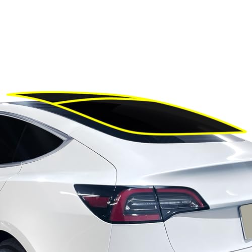 BOGAR TECH DESIGNS - Precut Rear Windshield Nano-Ceramic Window Film Tint Kit for Tesla Model 3 2021-2023, 5%