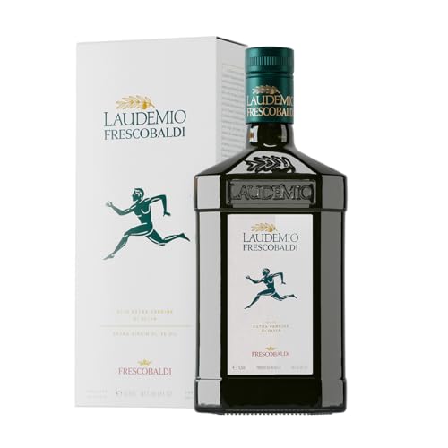 FRESCOBALDI Laudemio Extra Virgin Olive Oil, 16.9 FL Oz, 500ml, Premium, Award Winning Product of Tuscany, Italy, Fruity & Peppery Flavor, Smooth & Robust Low Acidity, Rich in Polyphenols