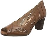  Gerry Weber Shoes Damen Lotta 22 Peeptoe Pumps, Braun (Cognac 370), 37 EU