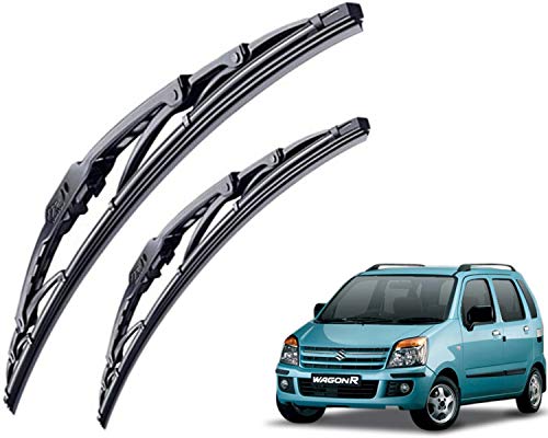 Image of WolkomHome High Performance OE Car Wiper Blade Replacement set of 2 Pc Right 20 inch Left 16 inch for Maruti WagonR 2006-2009