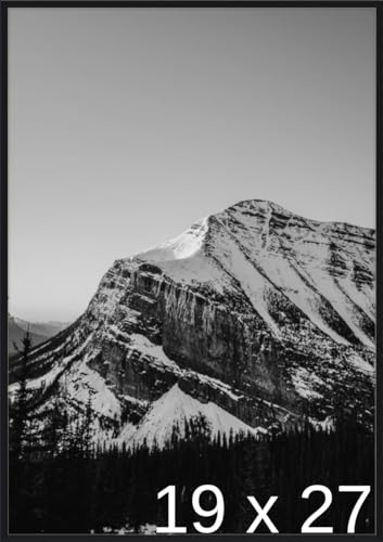 Frame It Easy 19 5/8 x 27 5/8 Satin Black Metal Frame (Ashford) 19.6x27.6 inches