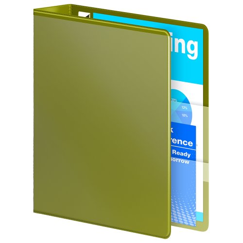 Wilson Jones 3 Ring Binder 3 Inch, Ultra Duty D-Ring View Binder With Extra Durable Hinge, Customizable, Army Green (W866-49-384) #TOP6