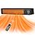 EAST OAK Patio Heater for Commercial Use, 3000W Wall Mounted Electric Infrared Heater, Outdoor Heaters for Patio, Outdoor Heater with IP65 Waterproof & Dustproof Remote Control Black 240V