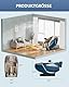 MeitFith 4D Massagesessel Ganzkörpermassage Shiatsu Massagematte Massagesessel mit Wärmefunktion Massage Stuhl Massage Chair fußmassagegerät, Blau