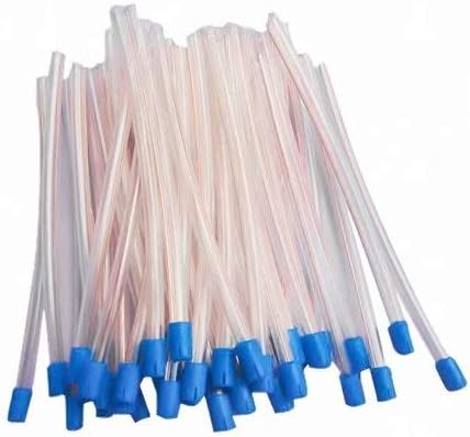 100Pcs Disposable Saliva Ejector Suction Tips Aspirator Nozzles PVC