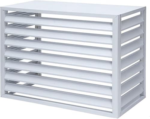 屋外用アルミ製エアコンユニットとゴミ箱フェンスパネル