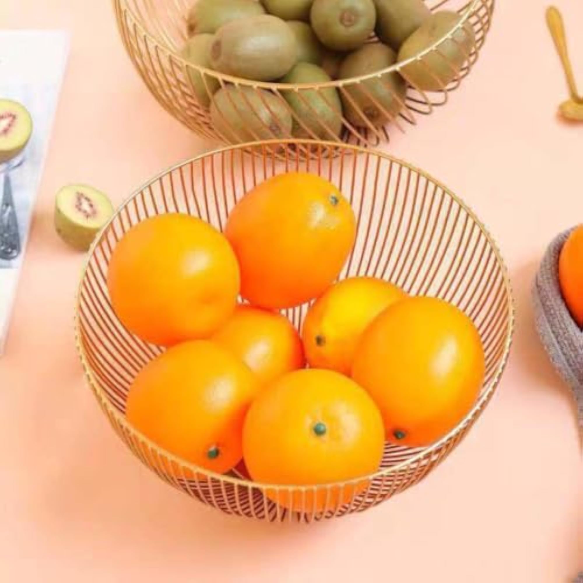 Nordic Design Metal Wire Fruit Basket