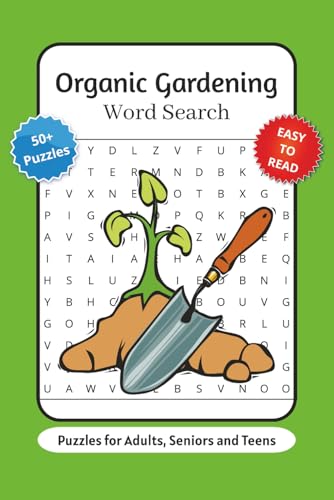 Organic Gardening Word Search Puzzle Book: Word Search with Easy