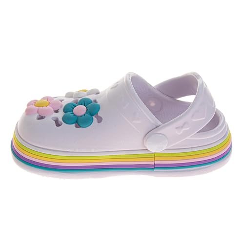 Image of Josmo Kids Double Buckle Sandals Boys Girls Adjustable Back Strap Summer Beach Pool Sandal (Size 5-10 Toddler)