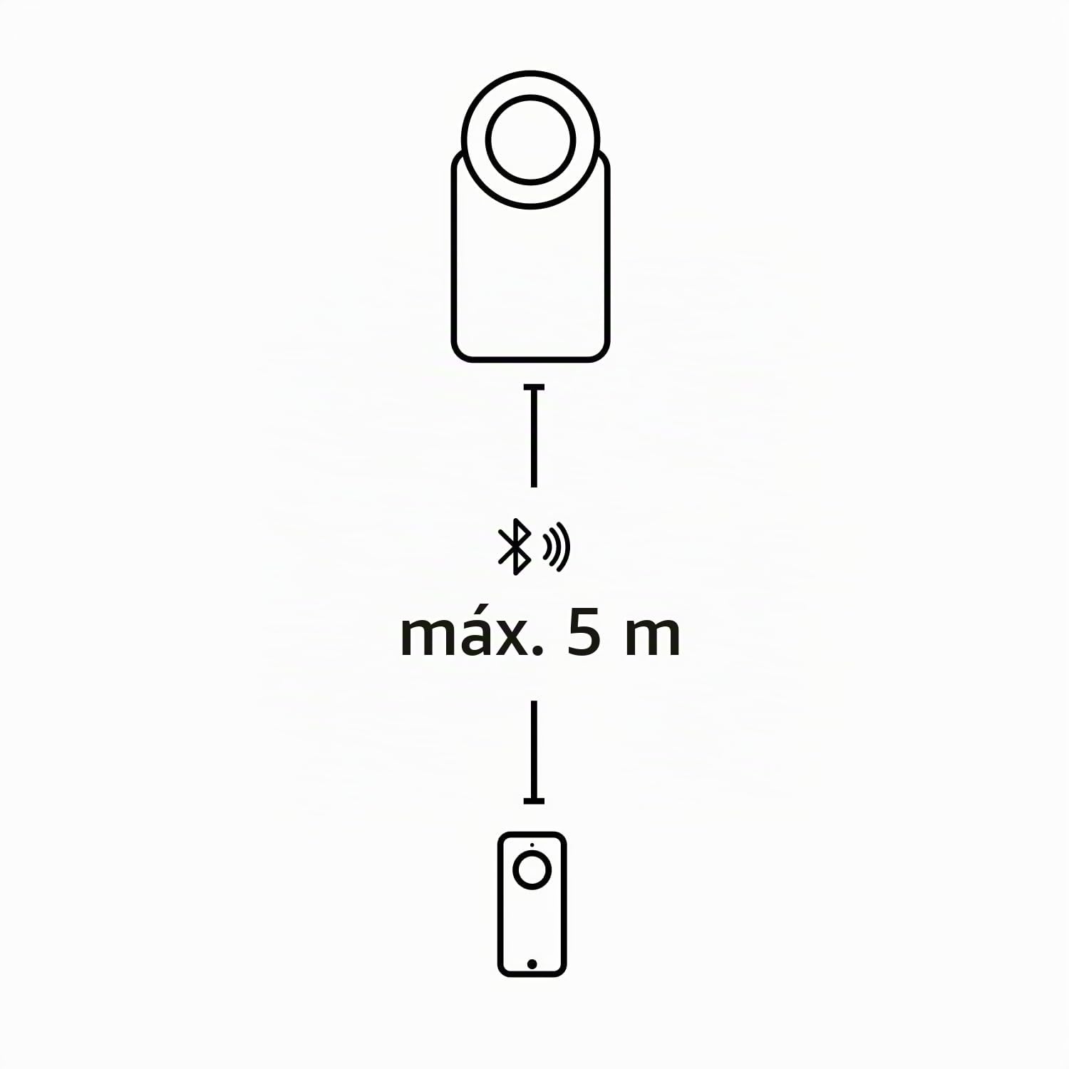 Nuki Fob, llavero Bluetooth, cerrar la puerta pulsando un botón, extensión para Smart Lock, abrepuertas sin contacto, cerradura eléctrica, bluetooth