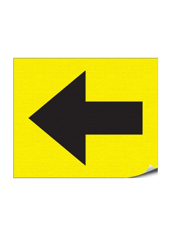 Inspection Arrow Labels - Vinyl/Nylon Cloth 6.3mm x 7.6mm Labels Stickers - Price per Pack of 1800 Labels (P/NO. 7824402AMZ) - Image 2