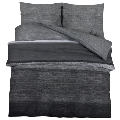 Parure de lit gris foncé en coton pour transformer vos nuits d'hiver - 3