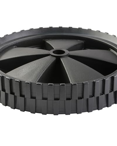 Dörner + Helmer PVC-Rad, 150mm x 30mm, 25kg Tragkraft, 32mm Nabe, Kunststofffelge, Stollenprofil, Gleitlager, Leicht