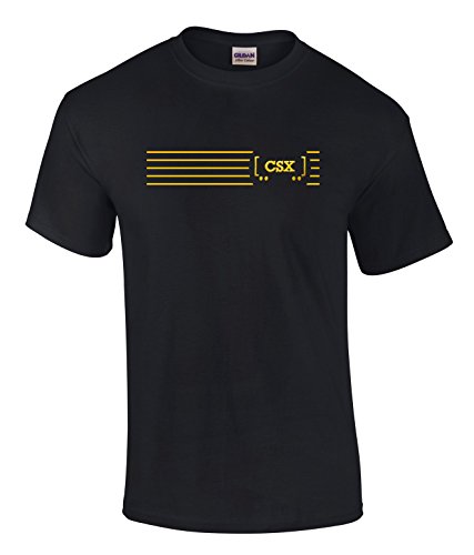 Daylight Sales CSX Boxcar Logo Tee Shirt Black Adult L [tee222]