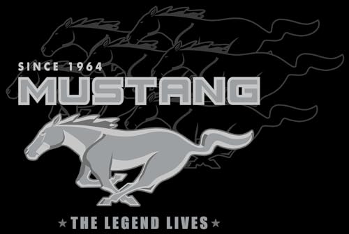 Image of JH Design Women's Ford Mustang T-Shirt's in 3 Styles Short Sleeve Crew Neck Shirts