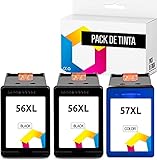 hp 5610 caracteristicas 📈 2x Cartucho Negro 56 XL (22ml) y 1x cartucho de color 57 XL (18ml)