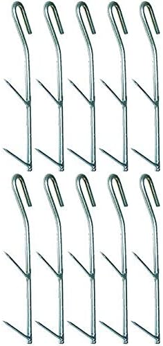 Smoking hook set – 10 Behr Smoking Accessories Double Hook for Fish Smoking
